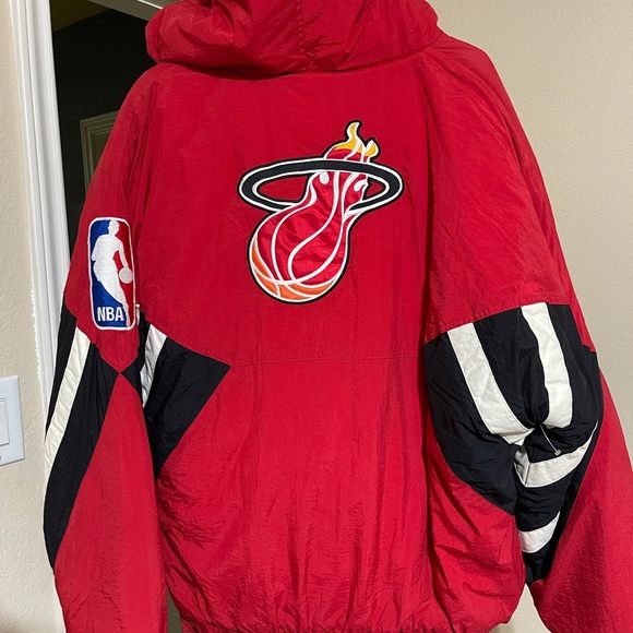 Miami Heat Mitchell & Ness Vintage Flashback Pullover Jacket - Picture 5 of 5